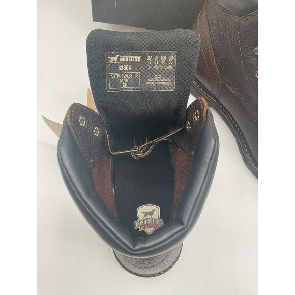 🥾Irish Setter 83604 Farmington Men’s 6” Boots W/ Aluminum Toe Size 12D 🥾 - Picture 8 of 10